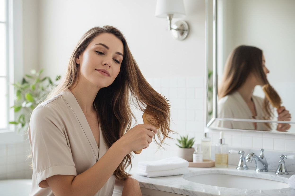 Custom Paddle Brush {promotes blood circulation}
